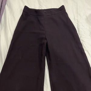 Zara black wide leg trousers